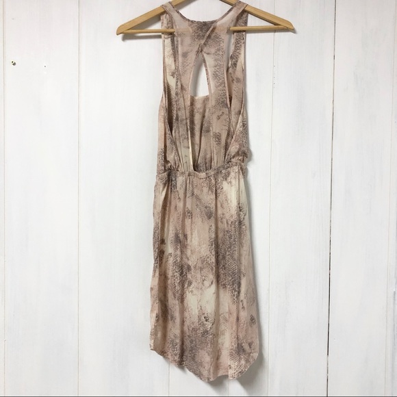 Wilfred Sheer Snake Print Mini Dress - Picture 6 of 7